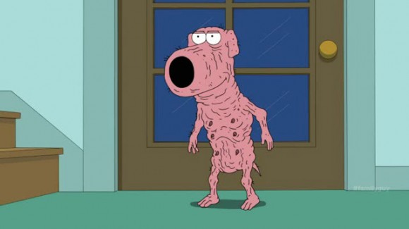 Family Guy - Brian shaved