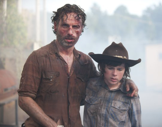 The Walking Dead - Rick e Carl