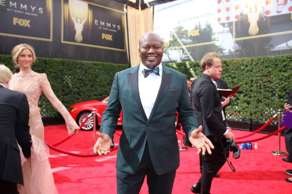 Nominee Tituss Burgess arrives at the 2015 ‪#‎Emmys‬. Unbreakable Kimmy Schmidt