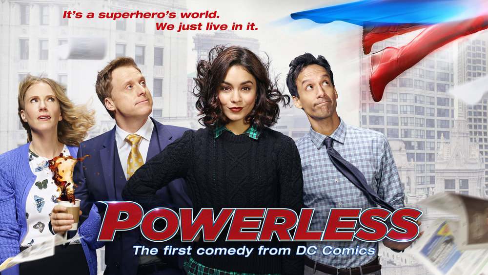 POWERLESS -- Pictured: "Powerless" Horizontal Key Art -- (Photo by: NBCUniversal)