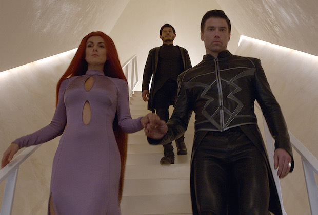MARVEL'S INHUMANS - Create your destiny. Meet Marvel’s Inhumans early in IMAX theatres September 1, and experience the full series starting September 29 on ABC. (ABC/Marvel) SERINDA SWAN, IWAN RHEON, ANSON MOUNT