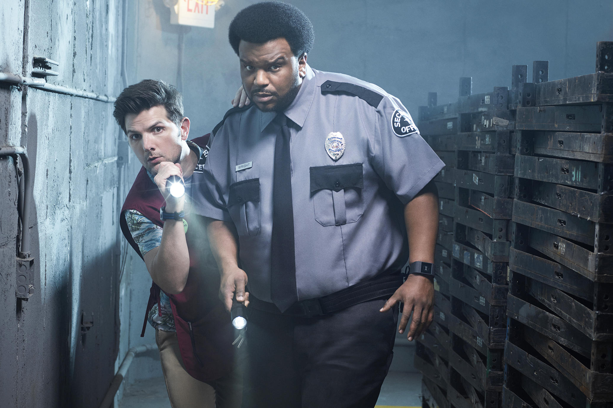 GHOSTED: L-R: Adam Scott and Craig Robinson in GHOSTED premiering this fall on FOX. ©2017 Fox Broadcasting Co. Cr: Scott Council/Fox